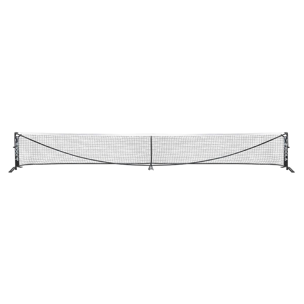 Rückansicht des JOOLA Symmetry Pickleball Netz, mit Sicht auf die Materialbeschaffenheit.