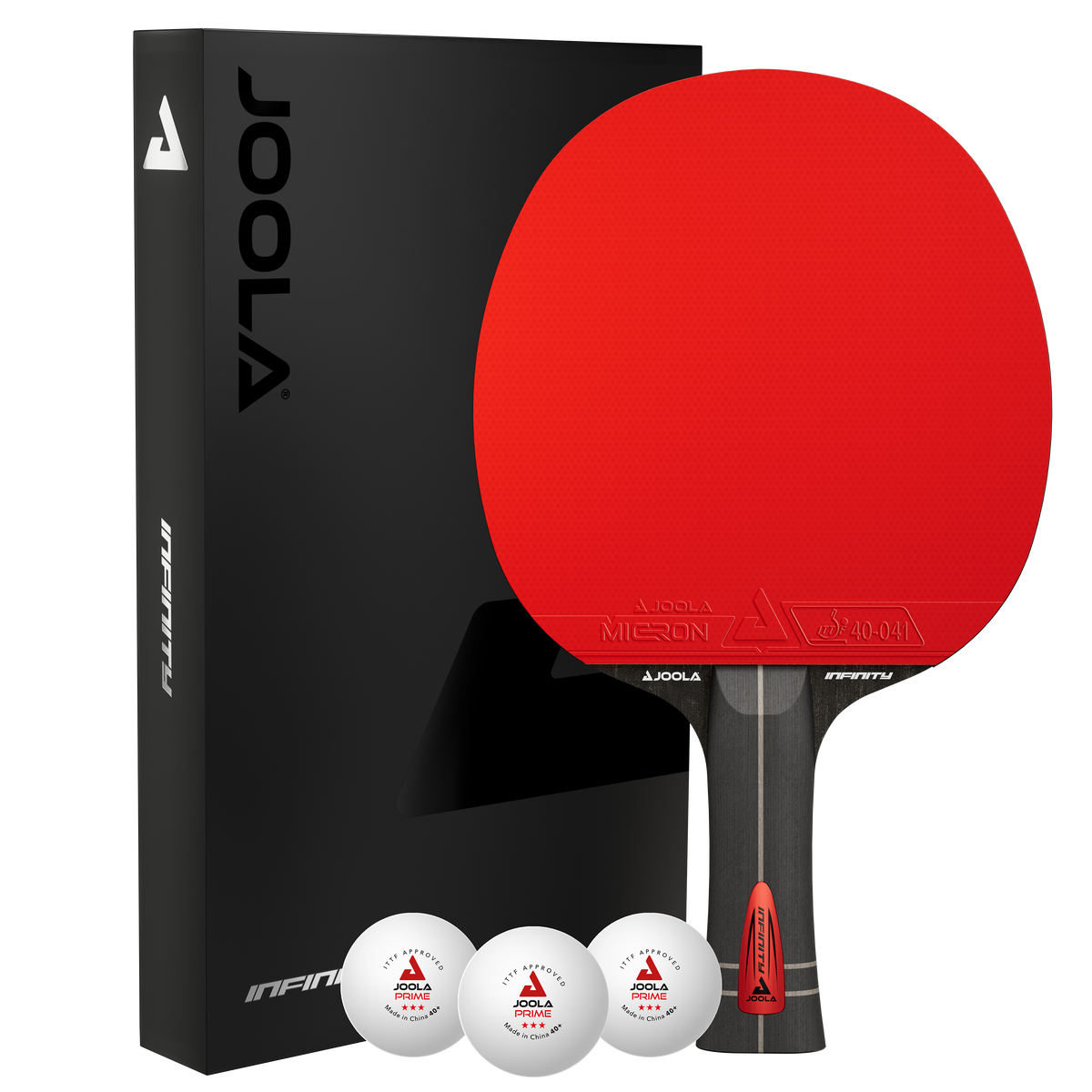 JOOLA Racchetta da tennistavolo Infinity Z Carbon + 3 palline