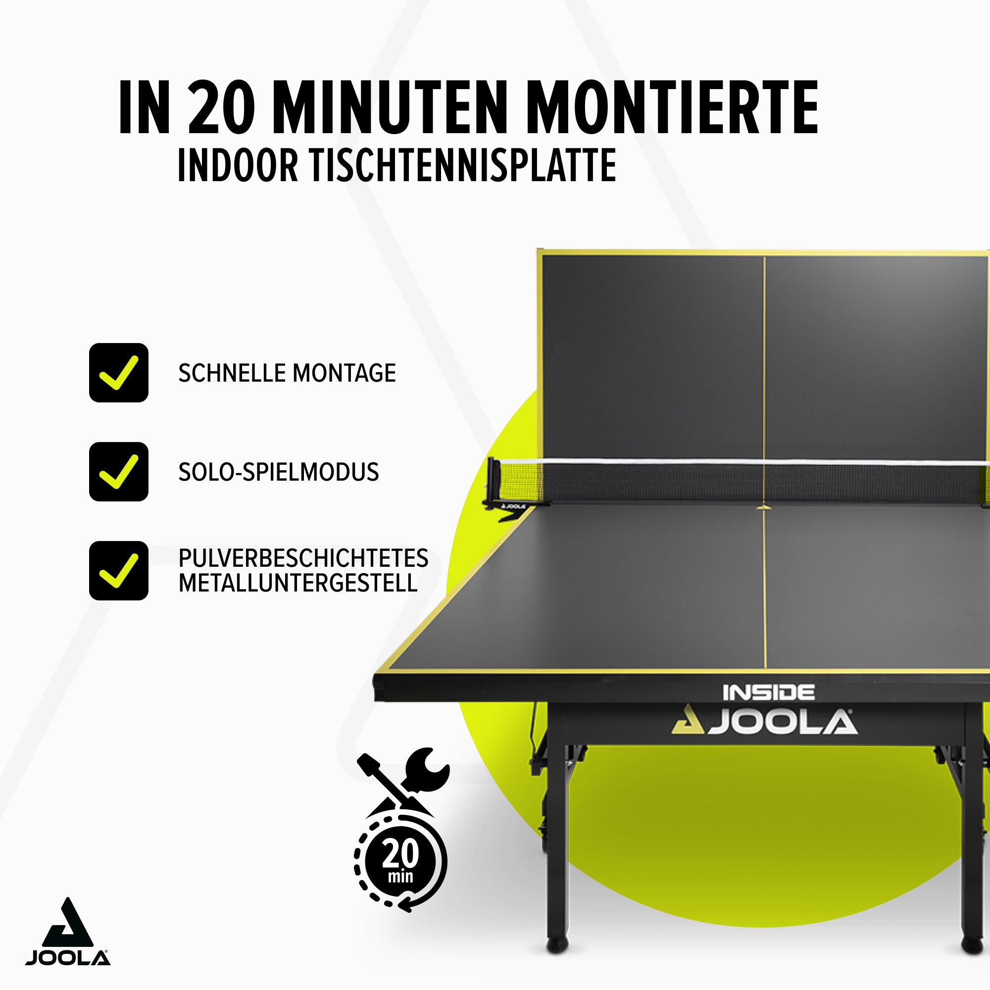 JOOLA TABLE TENNIS TABLE INSIDE J18