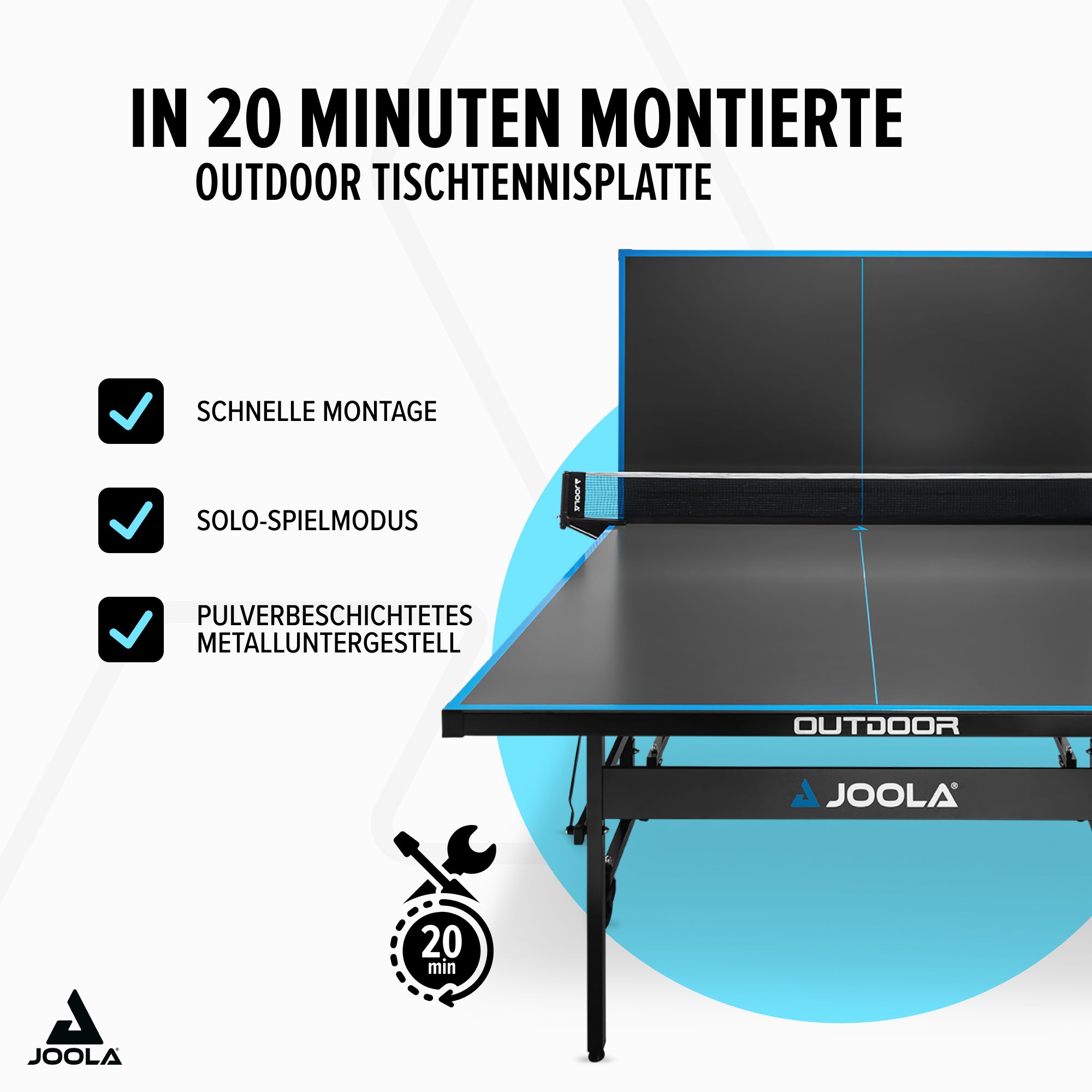 JOOLA OUTDOOR TABLE TENNIS TABLE J200A