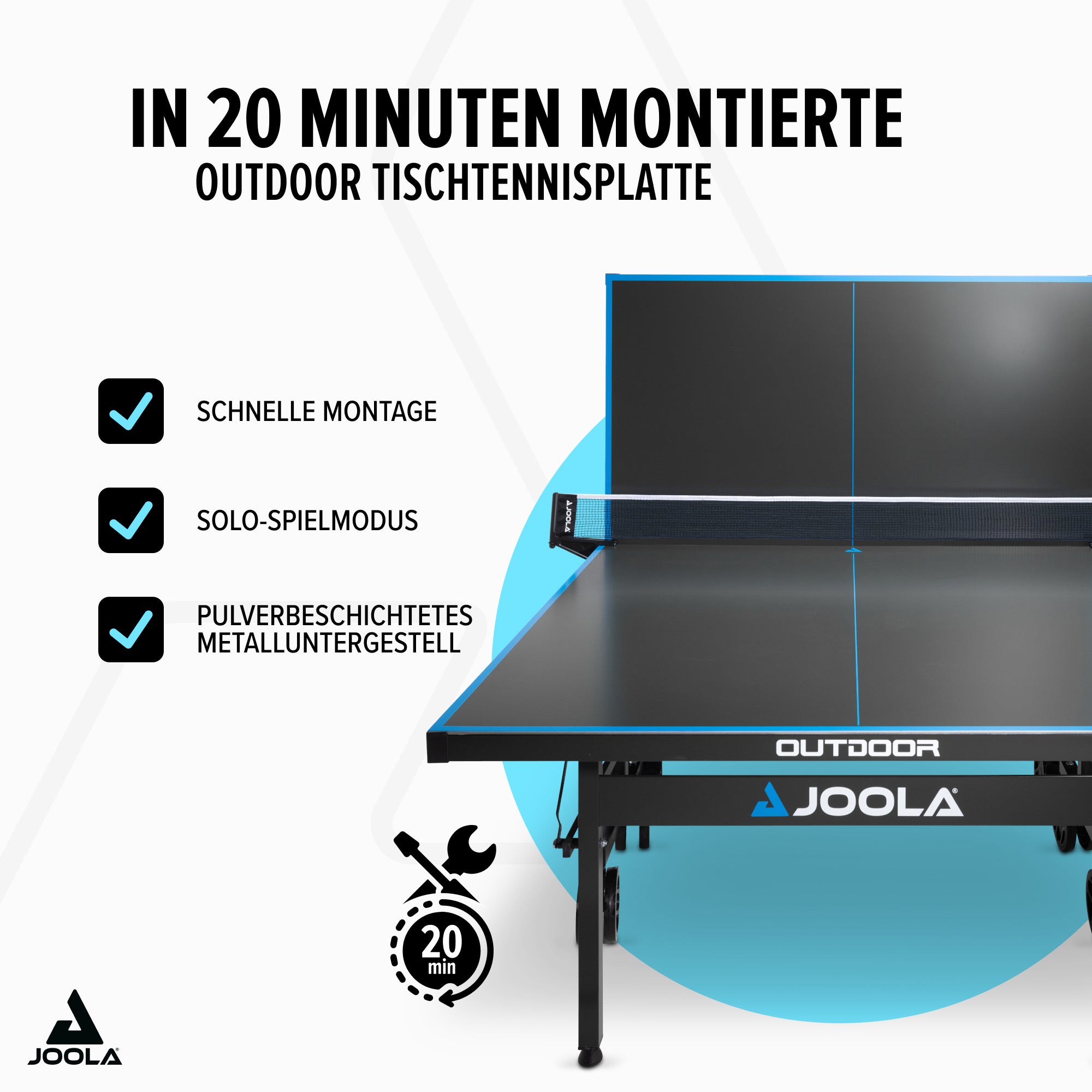 JOOLA OUTDOOR TABLE TENNIS TABLE J500A