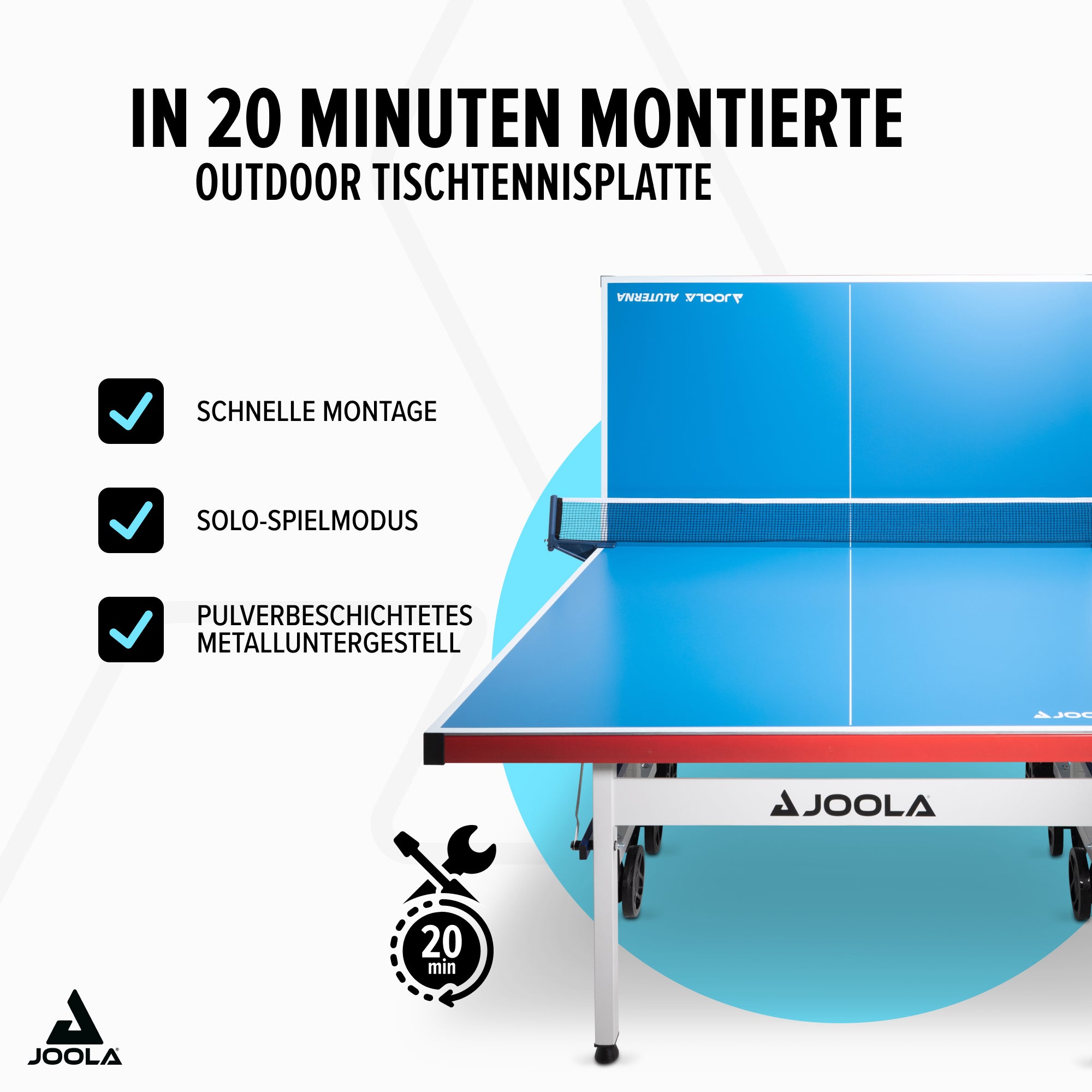 JOOLA TABLE TENNIS TABLE ALUTERNA