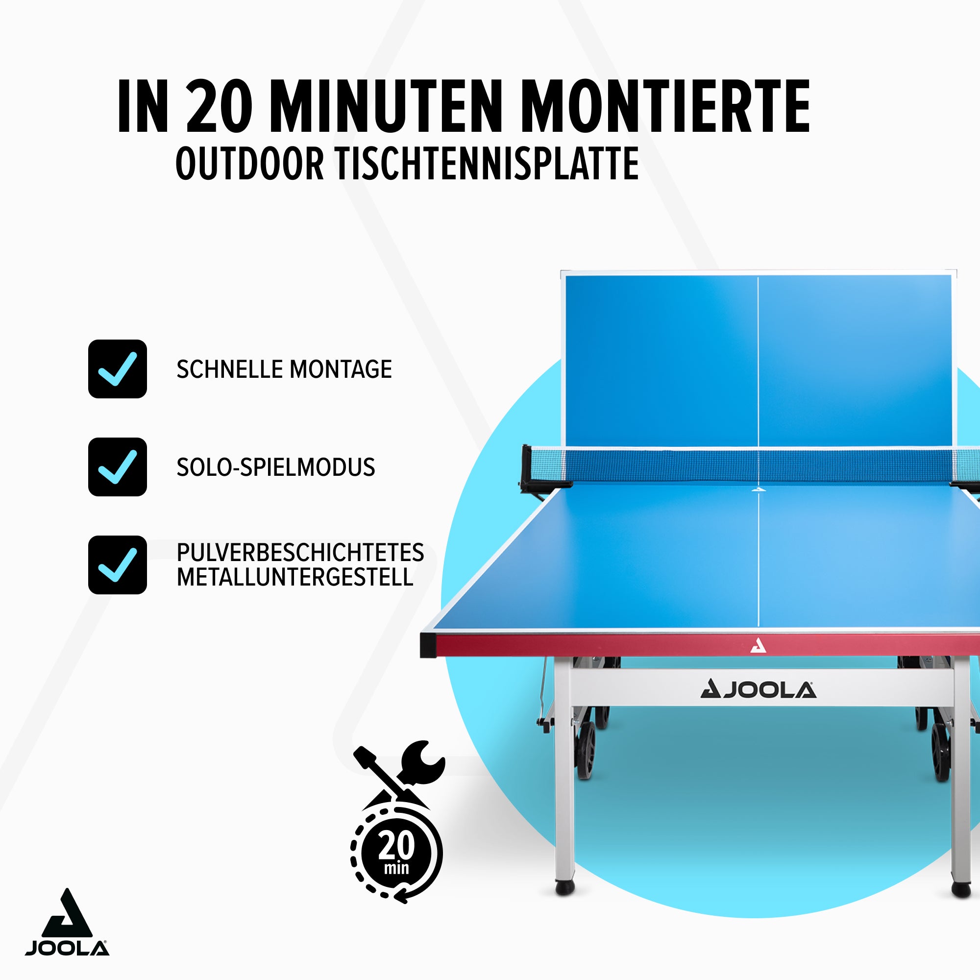 JOOLA TABLE TENNIS TABLE ALUTERNA