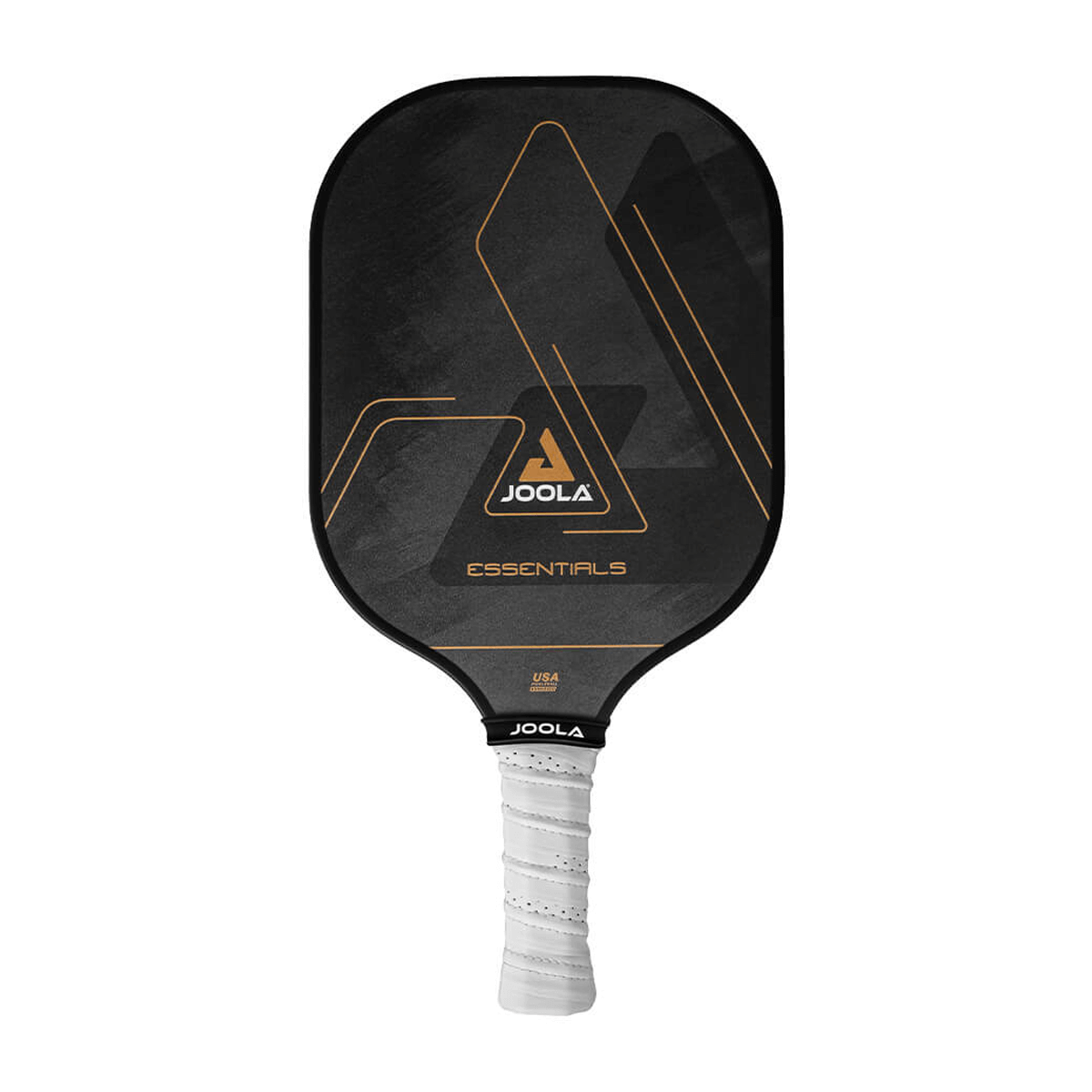 JOOLA Pickleball Schläger Essentials black in Seitenansicht mit Fokus auf das Design.