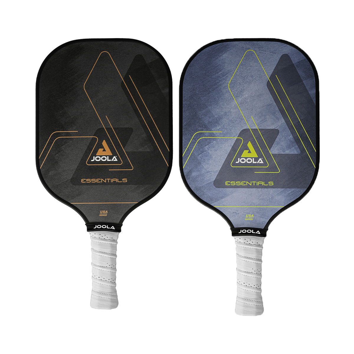 Fokus auf das Material des JOOLA Pickleball Schläger Essentials black, zeigt das innovative Design.