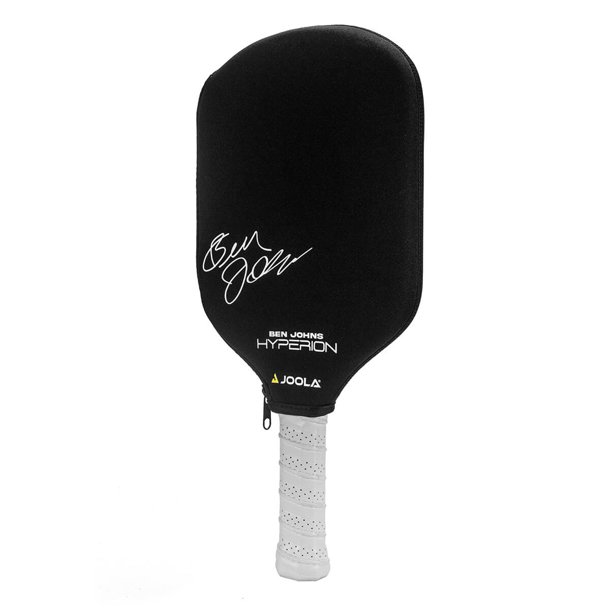 Gesamtaufnahme des JOOLA Neoprene Pickleball Schläger Hülle, präsentiert in einem stilvollen Umfeld.