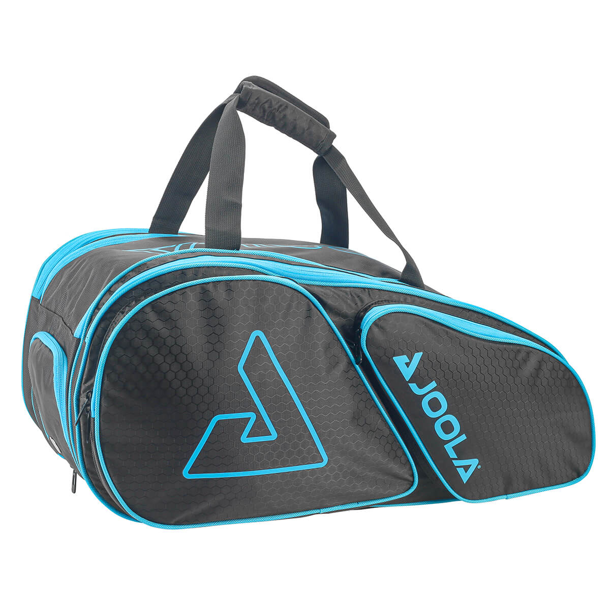 Seitenansicht des JOOLA Tour Elite Pickleball Tasche, verdeutlicht die schlanke Form.