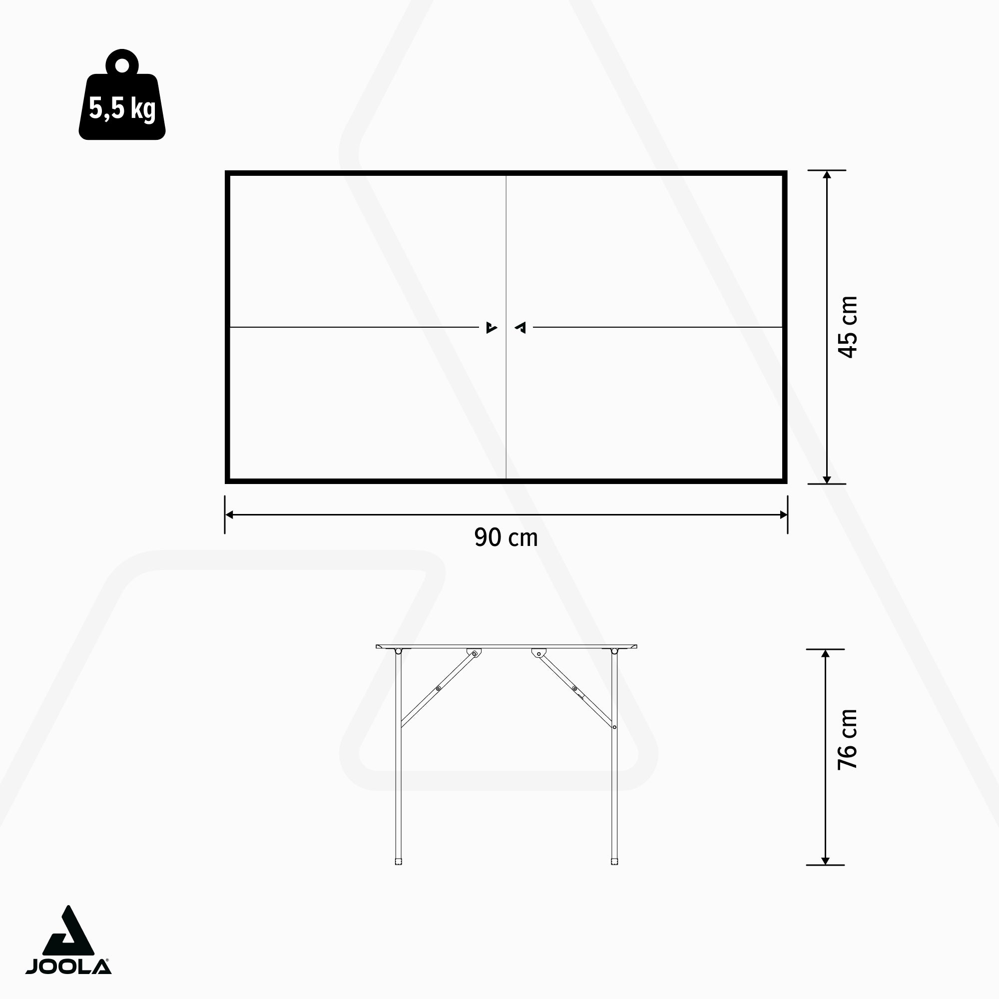 TAVOLO DA PING PONG JOOLA MINI