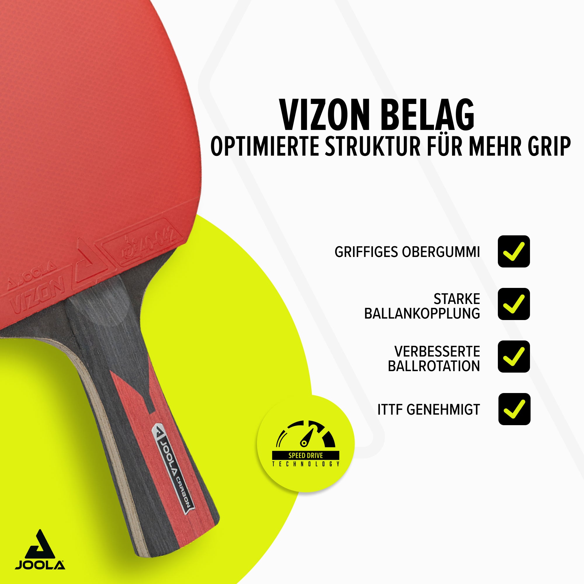 RACCHETTA DA PING PONG JOOLA CARBON SPEED