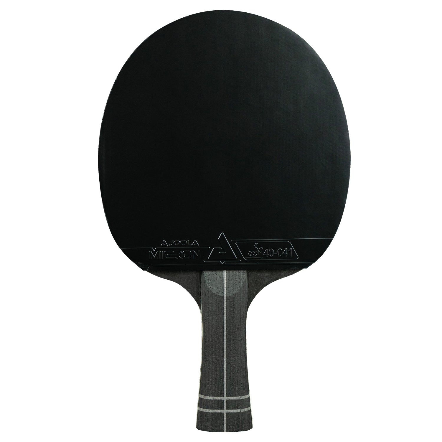 JOOLA Tischtennisschläger INFINITY CARBON - Detailaufnahme des Griffbereichs für bessere Kontrolle.