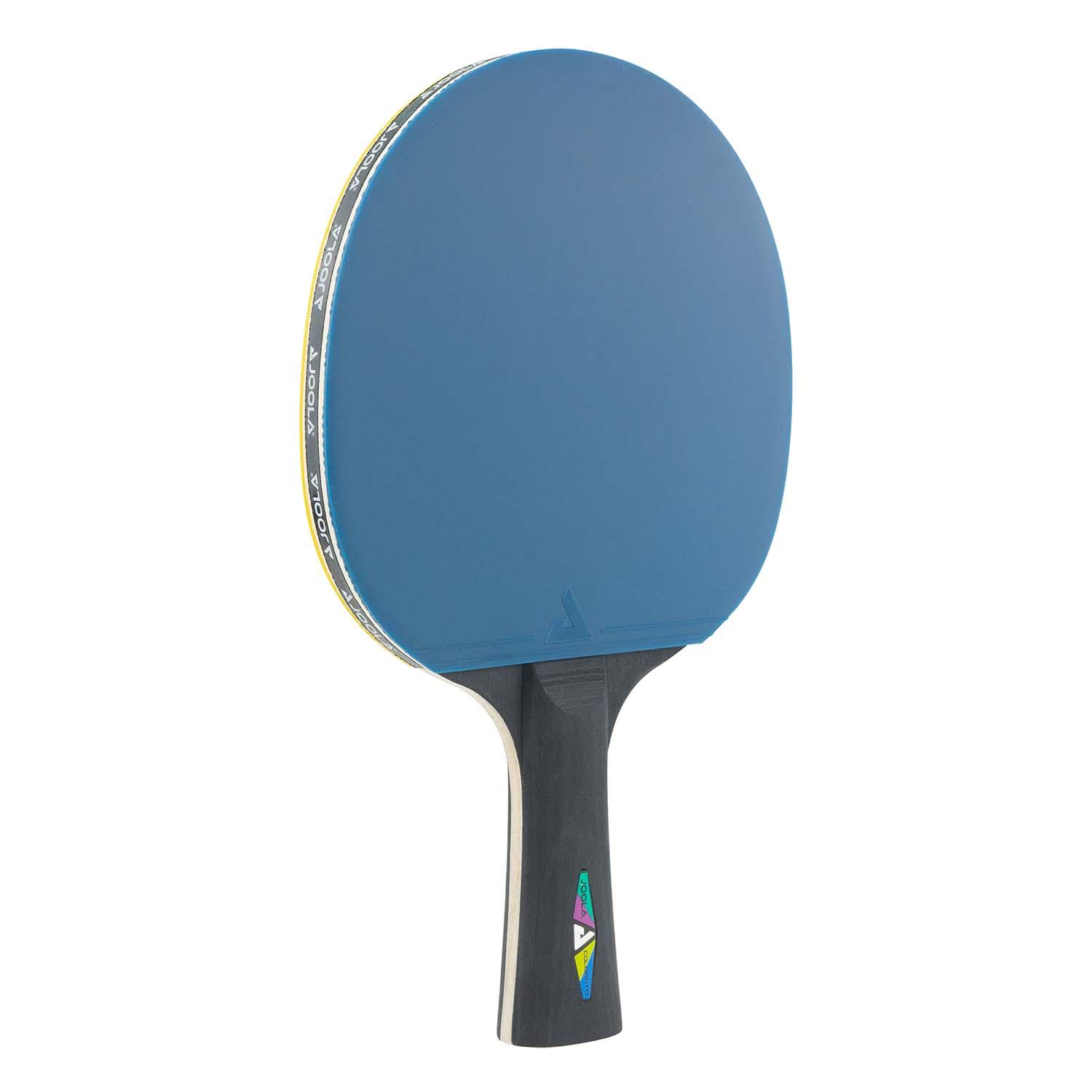 Rückansicht des JOOLA TISCHTENNIS-SET COLORATO, mit Sicht auf die Materialbeschaffenheit.
