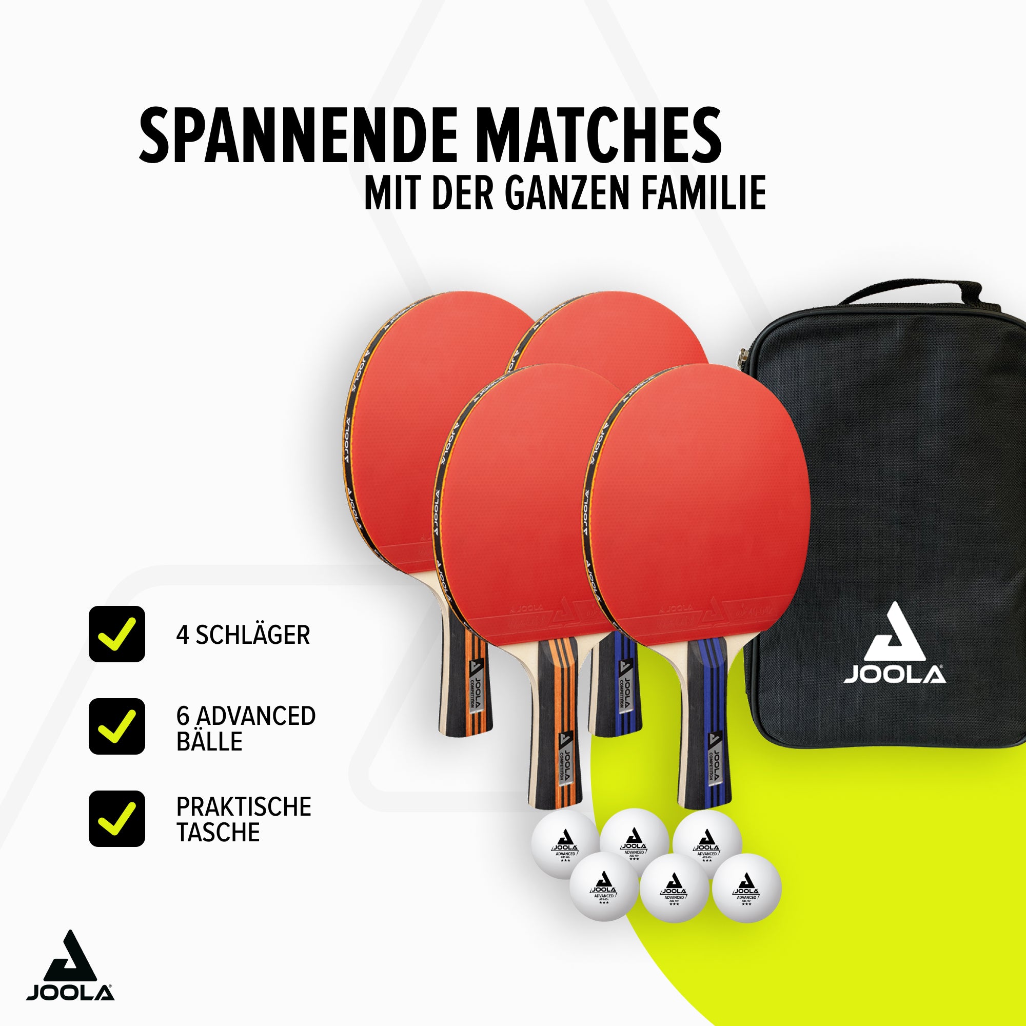 SET DA PING PONG JOOLA JOOLA FAMILY ADVANCED