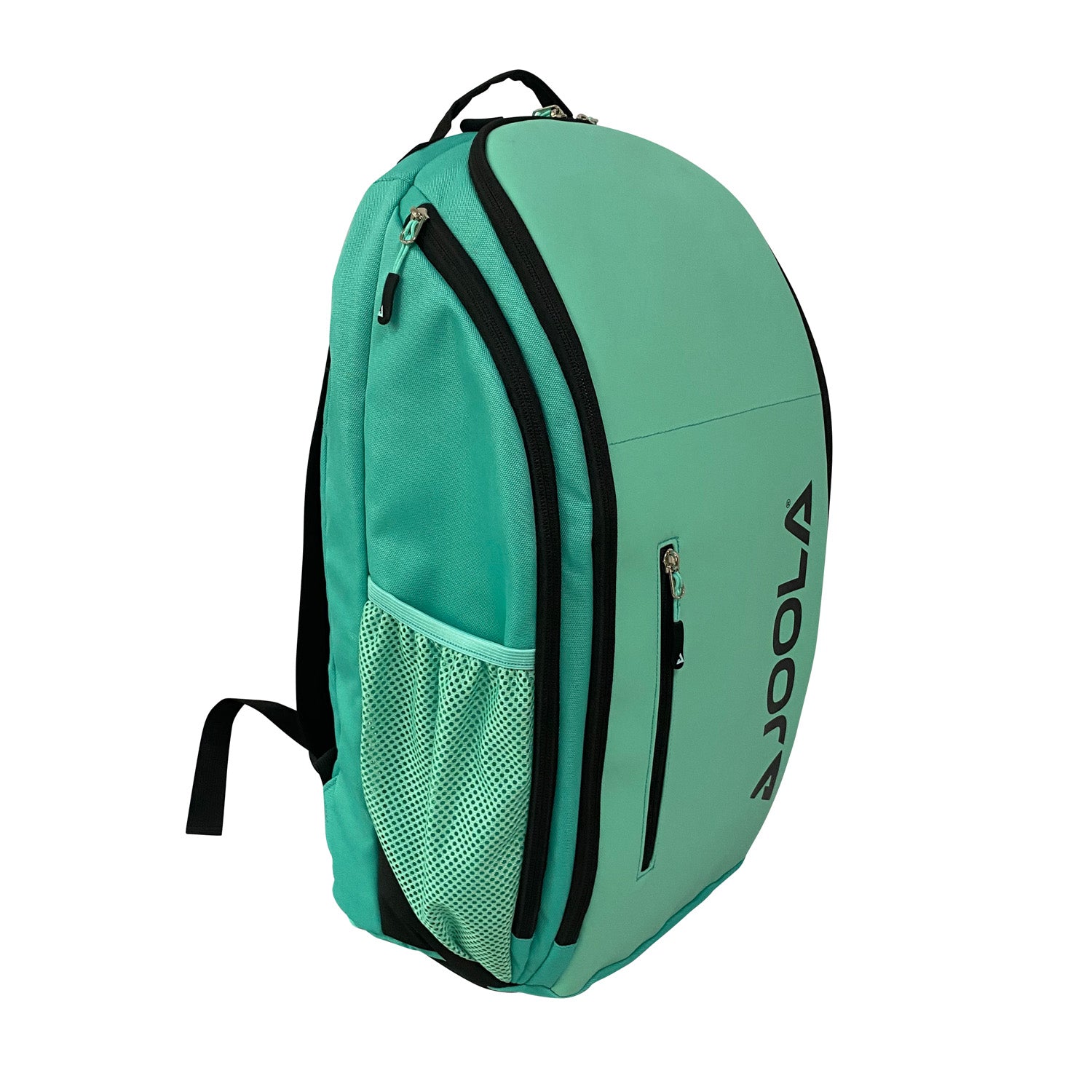 Zoom auf das Logo des JOOLA RUCKSACK VISION II, präsentiert auf der Oberfläche.