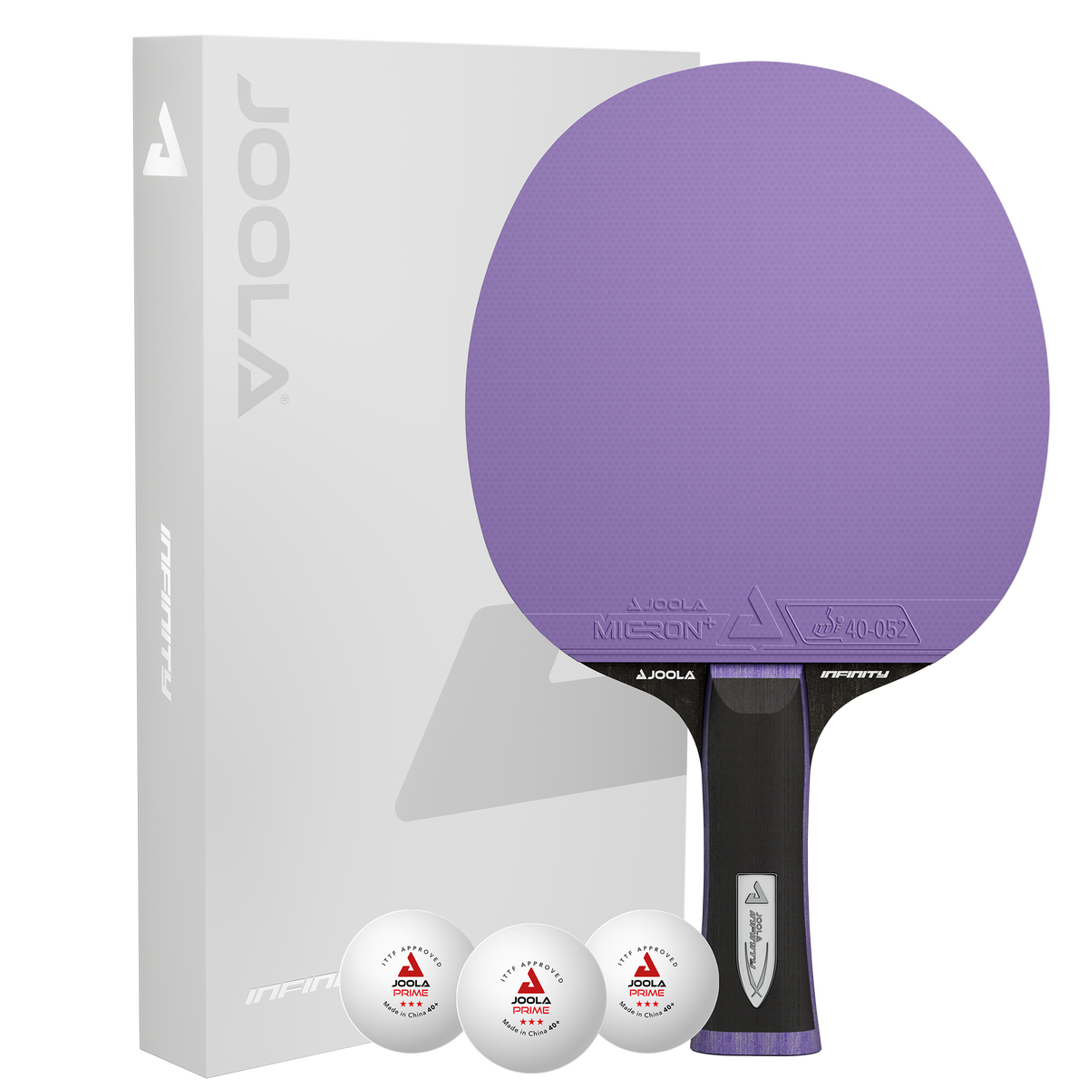 JOOLA WHITE INFINITY CARBON + 3 PRIME BALLS*** 40+